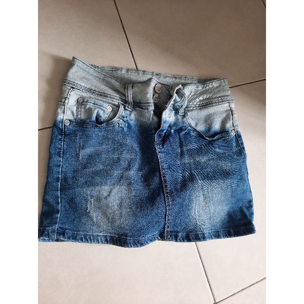 DENIM SHORT PANTS SKRIT