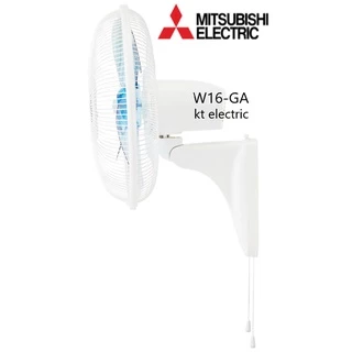 MITSUBISHI พัดลมติดผนัง 16 นิ้ว รุ่นเชือกดึง W16-GA / พัดลมติดผนัง 16 นิ้ว แบบรีโมทคอนโทรล W16-RA สีเทา / สีขาว