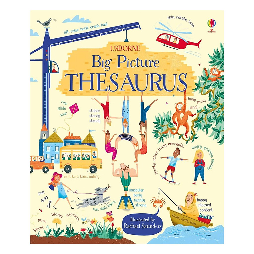 หนังสือเด็ก Usborne science สําหรับเด็กอายุ 6-8 ปี Usborne Big Picture Thesaurus