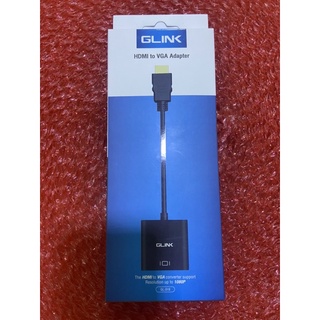 HDMI to VGA CONNECTION Adepter  convert digital HDMI to Analog VGA Glink รุ่น GL-019