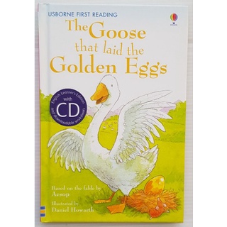 The Goose that laid the golden eggs with CD Audio เหมาะสำหรับน้องเริ่มต้นหัดอ่าน hard cover