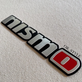 โลโก้ NISMO งานอลูมิเนียมบาง ขนาด 16x2.7cm