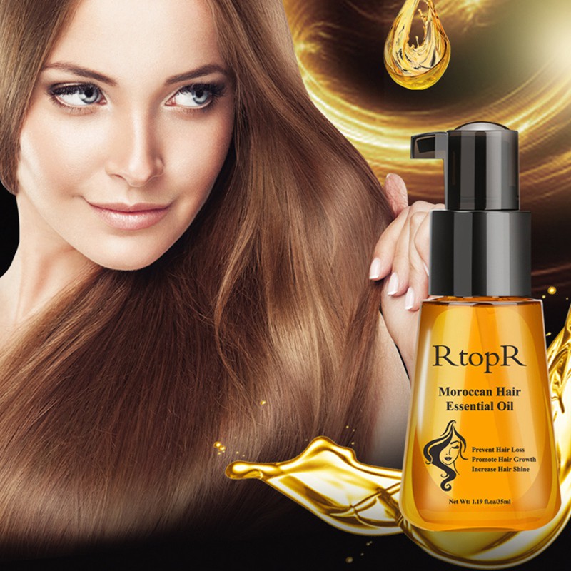 RtopR Moroccan Prevent Hair Loss Product Hair Growth Essential Oil