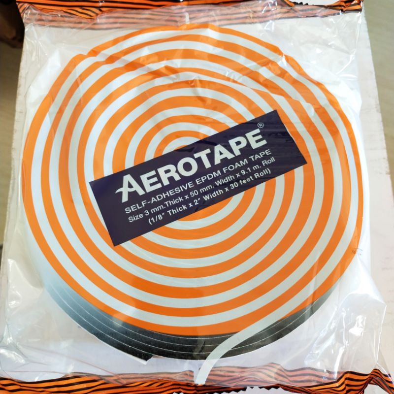 AEROTAPE เอโร่เทป AEROTAPE เทปพันท่อแอร์ เทปหุ้มท่อแอร์
