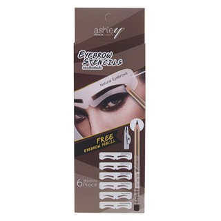 Ashley Eyebrow Stencils AA-207 แอชลีย์ แผ่นบล็อคเขียนคิ้ว