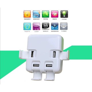 รางปลั๊กไฟอเนกประสงค์ อะแดปเตอร์แปลงไฟ 4 พอร์ตเครื่องชาร์จ 4 พอร์ต USB อะแดปเตอร์แปลงไฟ 4 พอร์ตเครื่องชาร์จ 4 พอร์ต USB