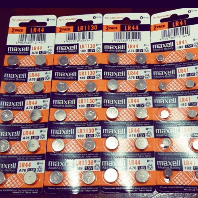 MAXELL =LR41,LR1130,LR44 ❤1แผง(10ก้อน)❤ ซื้อทั้งที่ต้องเน้นคุณภาพนะคะ ปกติ150บาท 💕💕เหลือเพียง75บาท เ