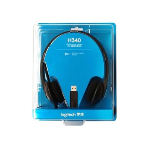 หูฟัง Logitech H340 USB Headset with Noise-Cancelling Mic (ชุดหูฟังพร้อมไมโครโฟนตัดเสียงรบกวน)