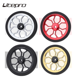 Litepro ล้อแบริ่ง ขนาดใหญ่ 82 มม. สําหรับจักรยานพับได้ Brompton