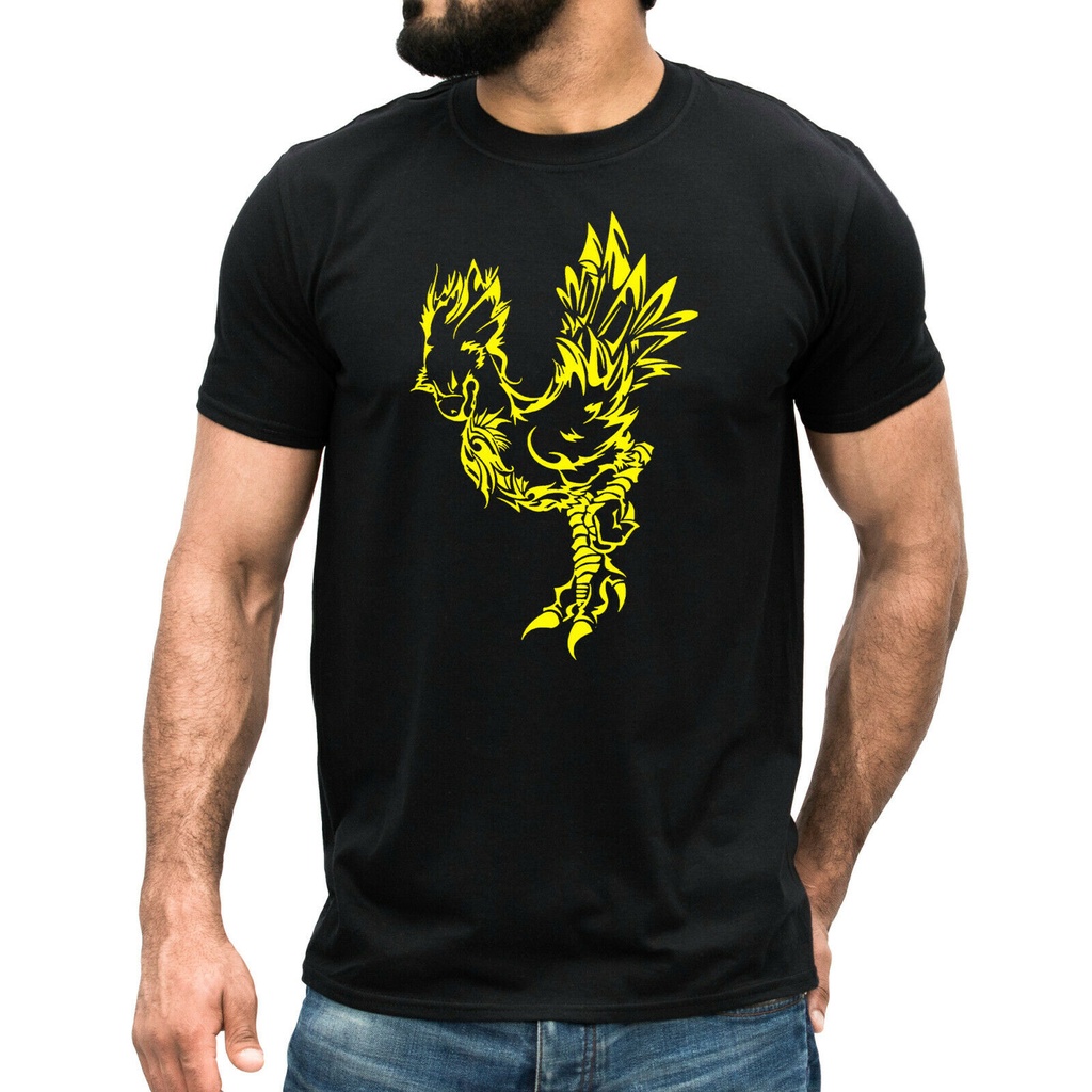คุณภาพดีผู้ชาย SthSirt Ff Chocobo Art Vii Ff7 Ffxv Ff15 Gamer Gaming พิมพ์ Unseix Outwear