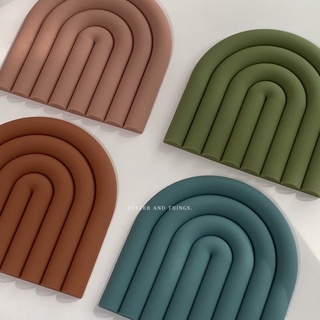 Arc Silicone Mat | แผ่นรองของร้อนซิลิโคน| Oyster and Things.