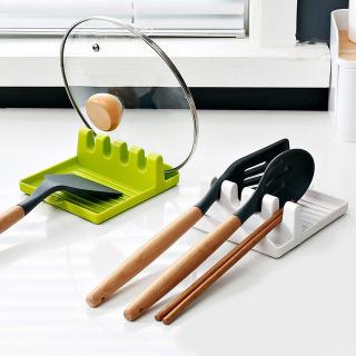 Spoon Rest Holder Heat Resist Mat Kitchen Utensil Lid Pot Stand Rack Tools