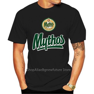 ใหม่ เสื้อยืด พิมพ์ลายโลโก้ Mythos Greek Beer สีดํา สีขาว 3 Jejmdi70Aaidhn25