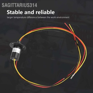 Sagittarius314 250RPM 15A Mini Slip Ring 3 Wires 0-600V for Wind Turbine Power Generator