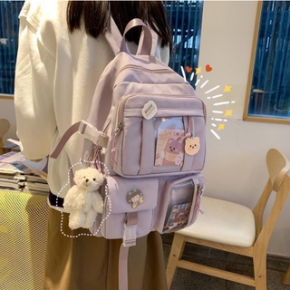 ZYY พร้อมส่งในไทยMUMI BAG กระเป๋าเป้ กระเป๋าสะพายหลัง มุมิ