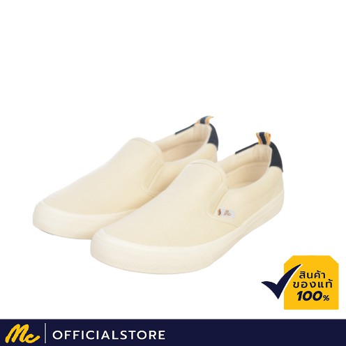 Mc Jeans รองเท้า Slip on หญิงและชาย สีขาวนวล : M09Z004 #7