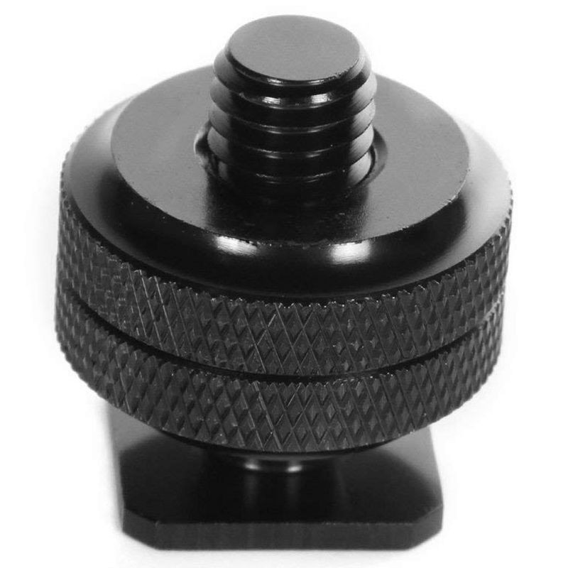 4pcs hot Shoe Tripod Screw Adapter Converter Hot Shoe Ring Screw Pack for Camera Monopod Ballhead Light Stand Shoulder Rig Camera Screw