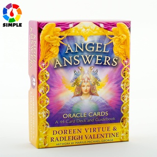 Angel Answers Oracle Cards: A 44-Card Deck Tarot Game