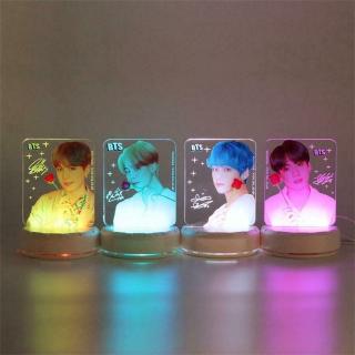 โคมไฟตั้งโต๊ะโคมไฟ Led 7 ดวง Kpop Btsสี