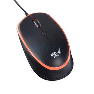 USB Optical Mouse MD-TECH (MD-164) Black/Orange