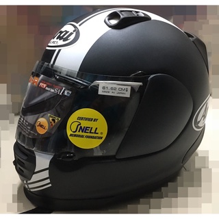 หมวกกันน็อก Arai เต็มใบ ของแท้ สภาพ99%  รุ่น Rapide-IR สีดำ-ขาว