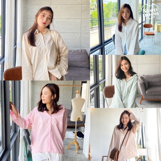 (ส่วนลดดูหน้าร้าน)Basic long shirt Come back❤️💗