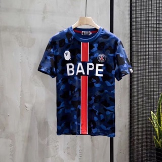 ❤️เสื้อยืด A-BATHING APE X PARIS SAIN -GERMAINE TEE