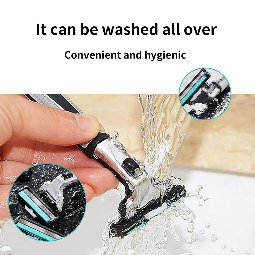 ชุดมีดโกนหนวด 2 ชั้น เพื่อความปลอดภัย สําหรับผู้ชาย - รูปที่ 3