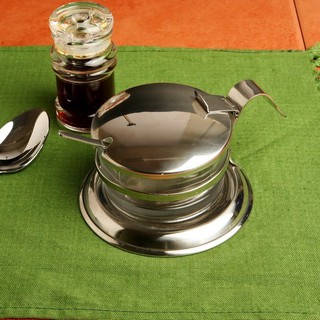 TwinFishที่ใส่เครื่องปรุงแก้วพร้อมฝาปิดสเตนเลส รหัส CJS-21