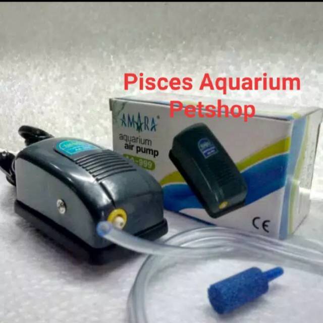 MESIN AIR PUMP ENERATOR AQUARIUM MACHINE / BUBBLE PUMP AMARA AA 999 / Q3 HOLE 1
