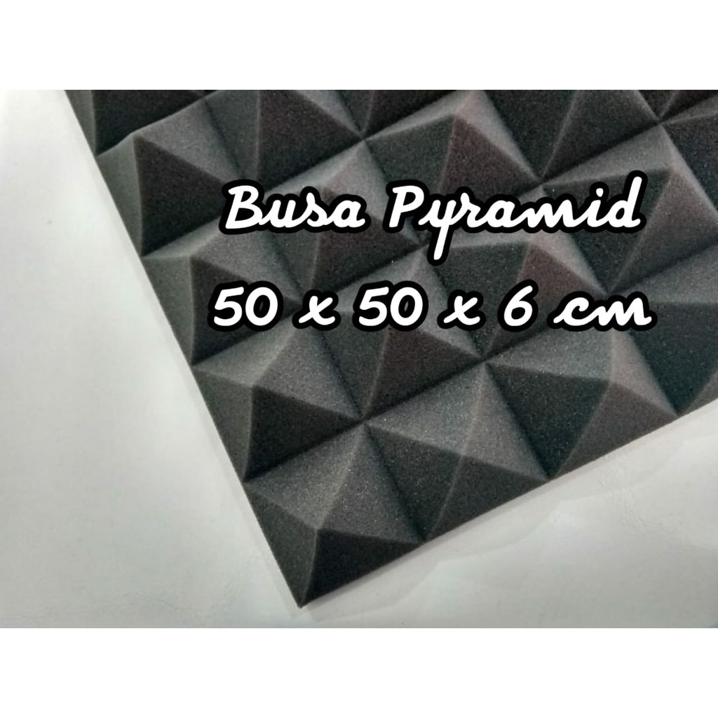 Pyramid Soundproofing Foam - Acoustic Foam Pyramid 50x50x6cm