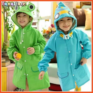 Ready Stock Children Cartoon Raincoat Cute Animal Funny Rain Coat Raining Rain Coat Kids