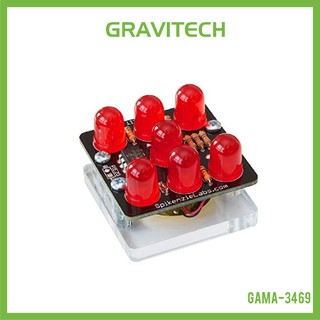 [Gravitechthai]Spikenzielabs Dice Kit - Red