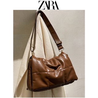 Zara กระเป๋าสะพายไหล่ แบบนิ่ม ขนาดเล็ก ระดับไฮเอนด์ เข้ากับทุกการแต่งกาย แฟชั่นฤดูใบไม้ร่วง และฤดูหนาว สําหรับผู้หญิง 2022