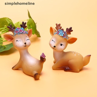 [simplehomeline] กวางซิก้า เบเกอรี่ เค้ก ท็อปเปอร์ ตกแต่ง เพชรประดับ นางฟ้า สวน เครื่องประดับ หัตถกรรม ใหม่ พร้อมส่ง