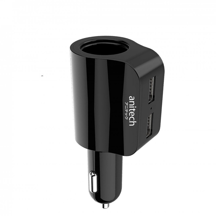 ANITECH Car Charger หัวชาร์จในรถ ชาร์จเร็ว quick charge  2 Ports USB 3.1A + ช่องจุดบุหรี รุ่น E48 ราคา ถูกที่สุด ดีลบีเคเค แกลเลอรีภาพที่ 5