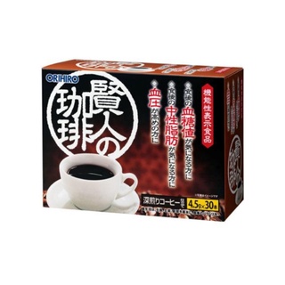 orihiro kenjin coffee of sage wise man กาแฟของคนฉลาดดื่ม 30ซอง ดีต่อสุขภาพ ห่วงน้ำตาลในเลือด ไตรกลีเซอไรด์