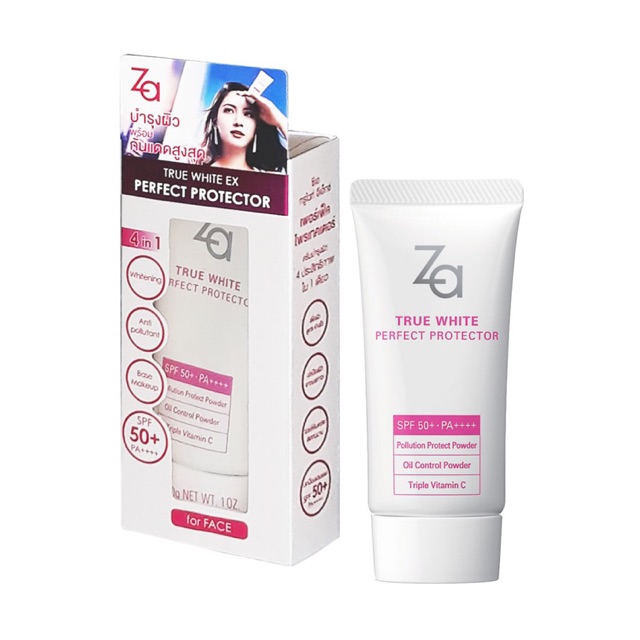 ผลิต2020 Za True White Perfect Protector 30 ml.