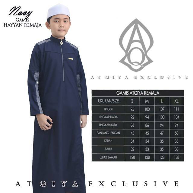 เสื้อคลุมวัยรุ่น Hayyan และ Sulltan By Atqiya Exclusive El Huda 232