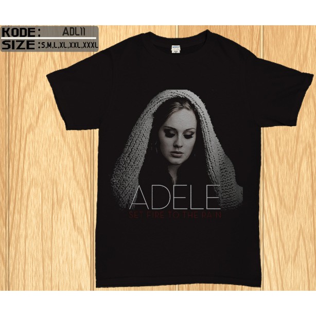 เสื้อยืดผู้ใหญ่ Adele Music 11