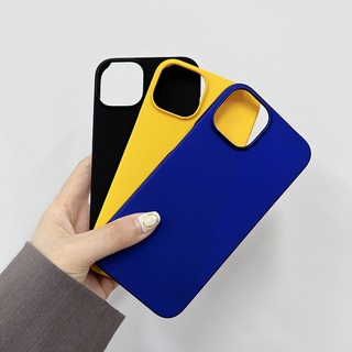 เคส PC แบบบางเฉียบ เรียบ เคลือบด้าน สําหรับ Apple iPhone 14 iPhone14 Pro Max Plus ป้องกันลายนิ้วมือ แข็ง เคสป้องกันด้านหลัง