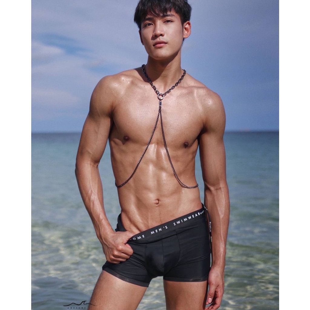 SW312 กางเกงว่ายน้ำทรง TRUNK งานพรีเมี่ยม(misterinternation_th.) — صورة 5