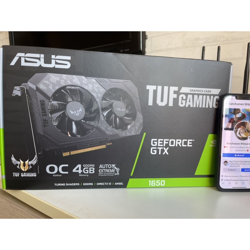 Asus TUF Gaming GTX 1650 4gb oc (มือสอง)
