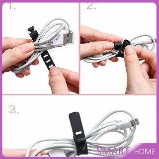 สายรัดซิลิโคน อุปกรณ์สำหรับรัดสายหูฟัง ที่เก็บสายดาต้า silicone cable winder