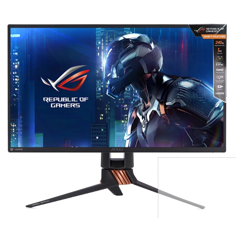 ผ้าคลุมหน้าจอ monitor asus rog  27นิ้ว