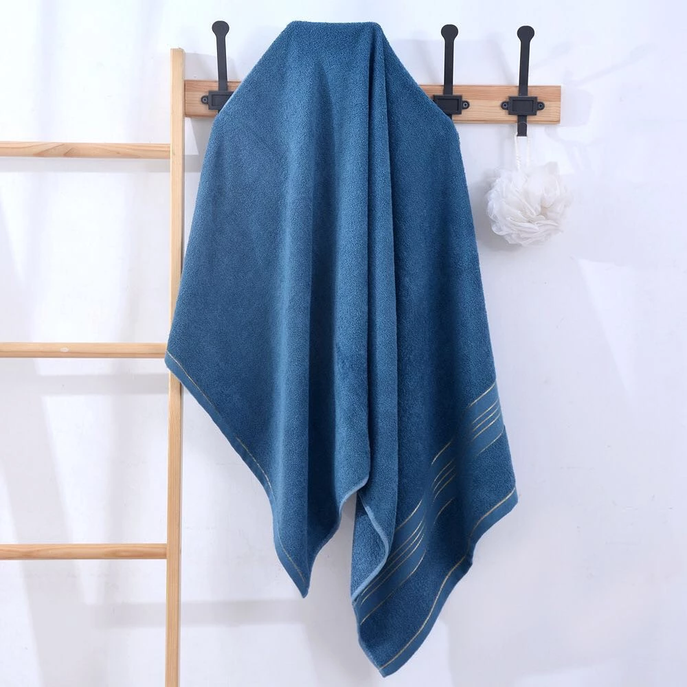 ผ้าเช็ดตัวขนเป็ด ลายริ้ว ขนาด70x140ซับนํ้า10เท่า หลายสี thumbnail 7