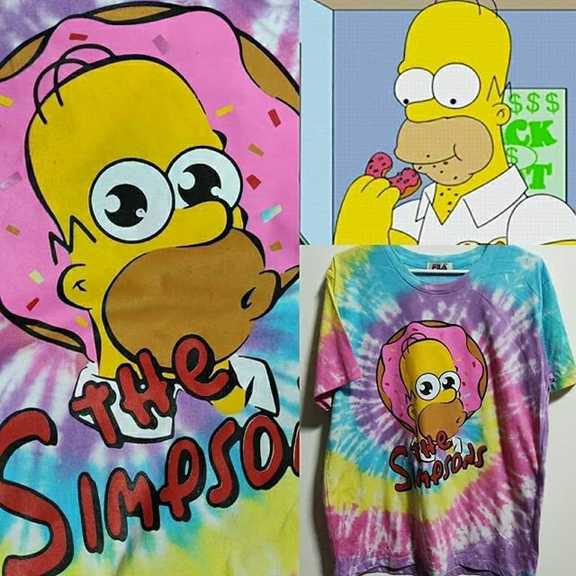 มัดย้อม simsons