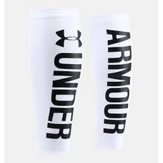 Under Armour Womens Graphic Compression Calf Sleeves - White ปลอกรัดน่องสำหรับผู้หญิง size XS