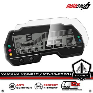 ฟิล์มกันรอยหน้าปัด YAMAHA YZF-R15 / MT15 - 2020+ PRO TPU Dashboard Protection Film