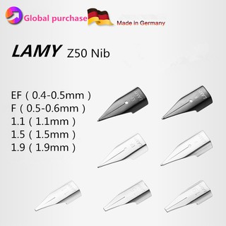 Lamy Z50 Schwarz Replacement Nib (Black Steel Nib) - หัวปากกาลามี เหล็ก สีดำ สำหรับ Lamy Safari, Al-Star etc.